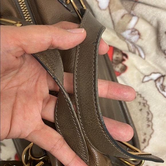 Chloe Brown Leather Shoulder Bag - Picture 6 of 17